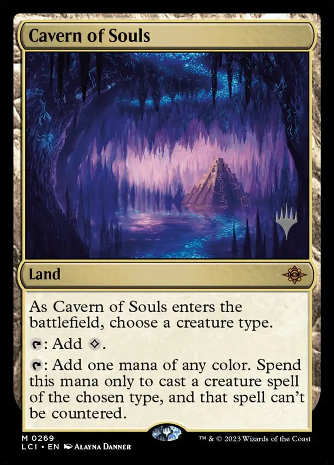 Magic MTG Cavern of Souls (0269) [The Lost Caverns of Ixalan Promos] - Magic Card Single