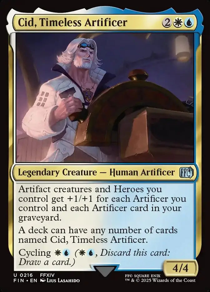 Magic MTG Cid Timeless Artificer [Final Fantasy] Near Mint - Magic Card Single