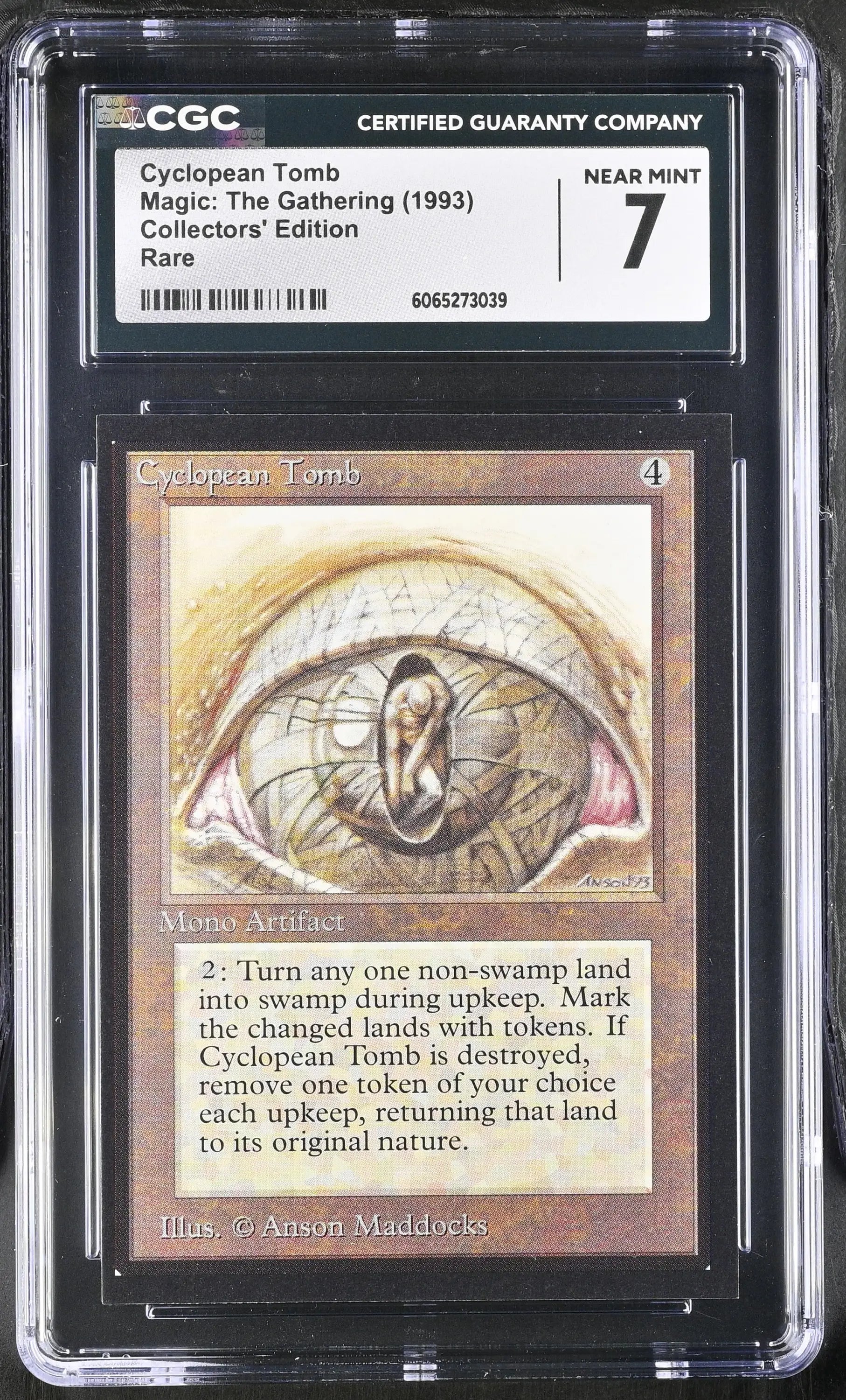 Magic MTG Cyclopean Tomb [Collectors’ Edition] Graded CGC 7 NM - Magic Card Single