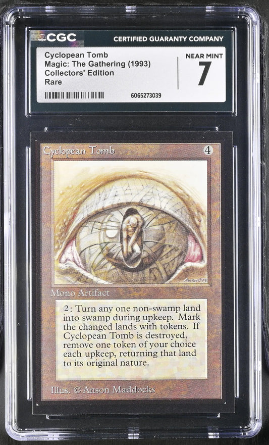 Magic MTG Cyclopean Tomb [Collectors’ Edition] Graded CGC 7 NM - Magic Card Single