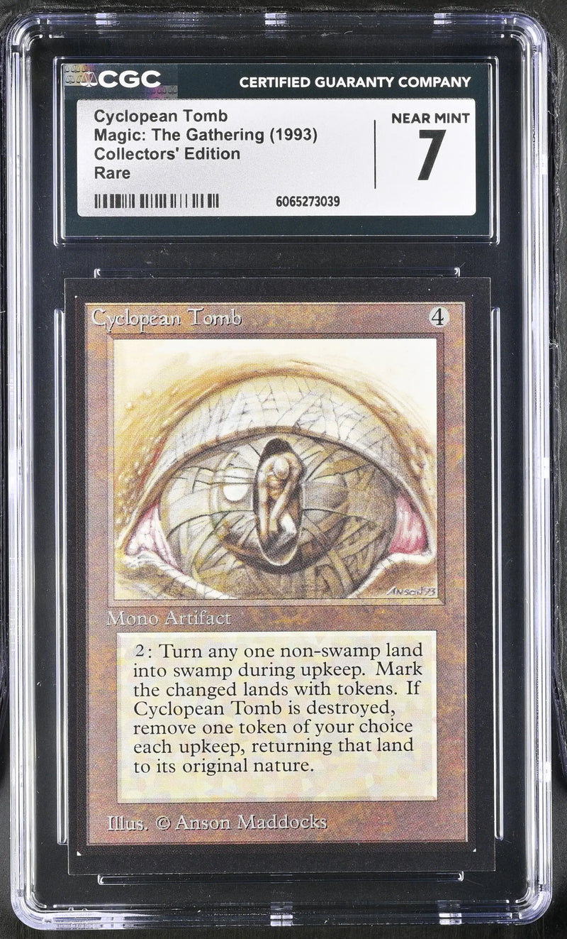 Magic MTG Cyclopean Tomb [Collectors’ Edition] Graded CGC 7 NM - Magic Card Single