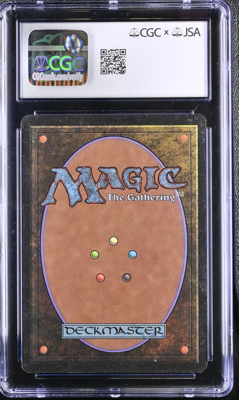 Magic MTG Dwarven Demolition Team [Beta Edition] CGC 6 Ex/NM JSA Kev Brockschimidt Autograph - Magic Card Single