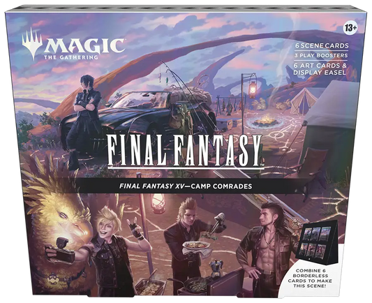 Magic MTG Final Fantasy Scene Box (Camp Comrades) - Magic Card Box