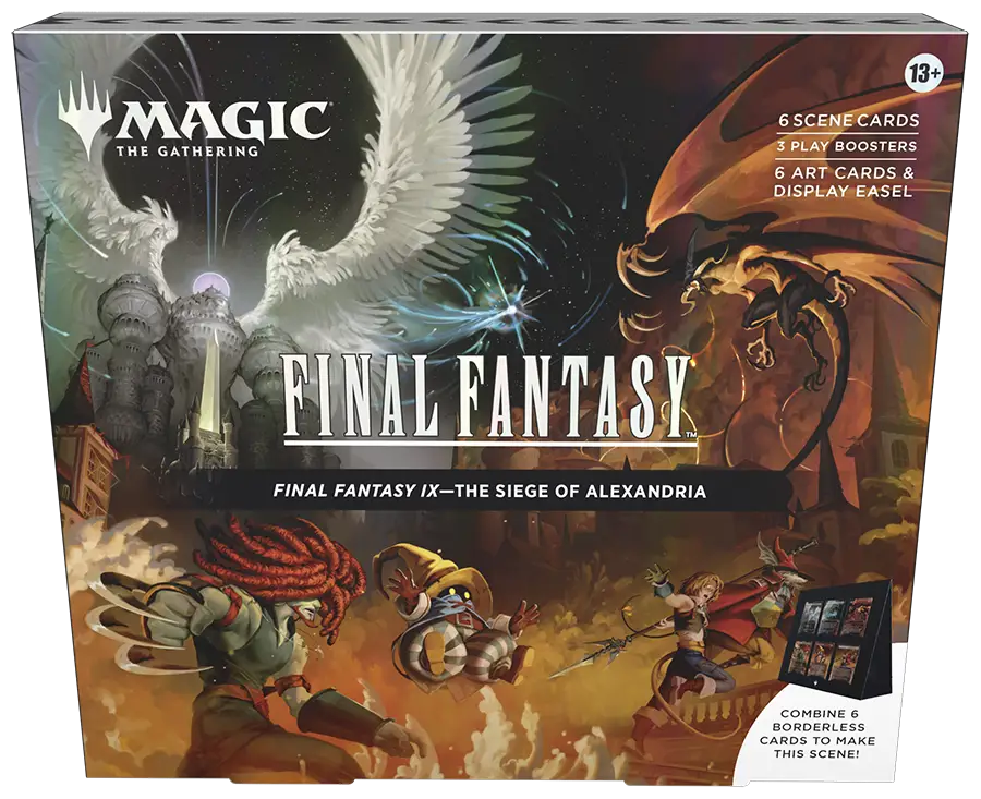 Magic MTG Final Fantasy Scene Box (The Siege of Alexandria) - Magic Card Box