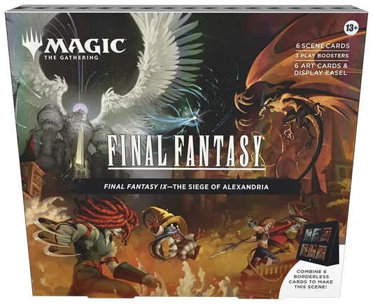 Magic MTG Final Fantasy Scene Box (The Siege of Alexandria) - Magic Card Box