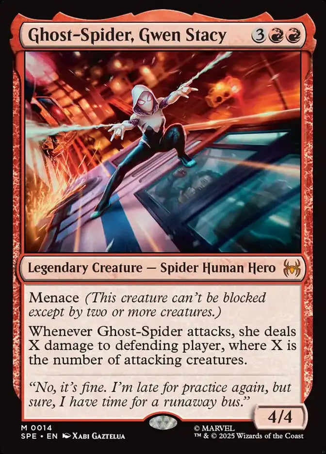 Magic MTG Ghost-Spider Gwen Stacy [Marvel’s Spider-Man] Near Mint Single - Magic Card Single
