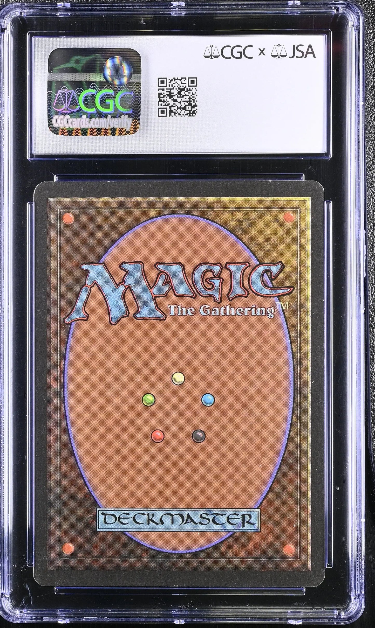 Magic MTG Island Sanctuary [Beta Edition] CGC 7 NM JSA Mark Poole Autograph - Magic Card Single