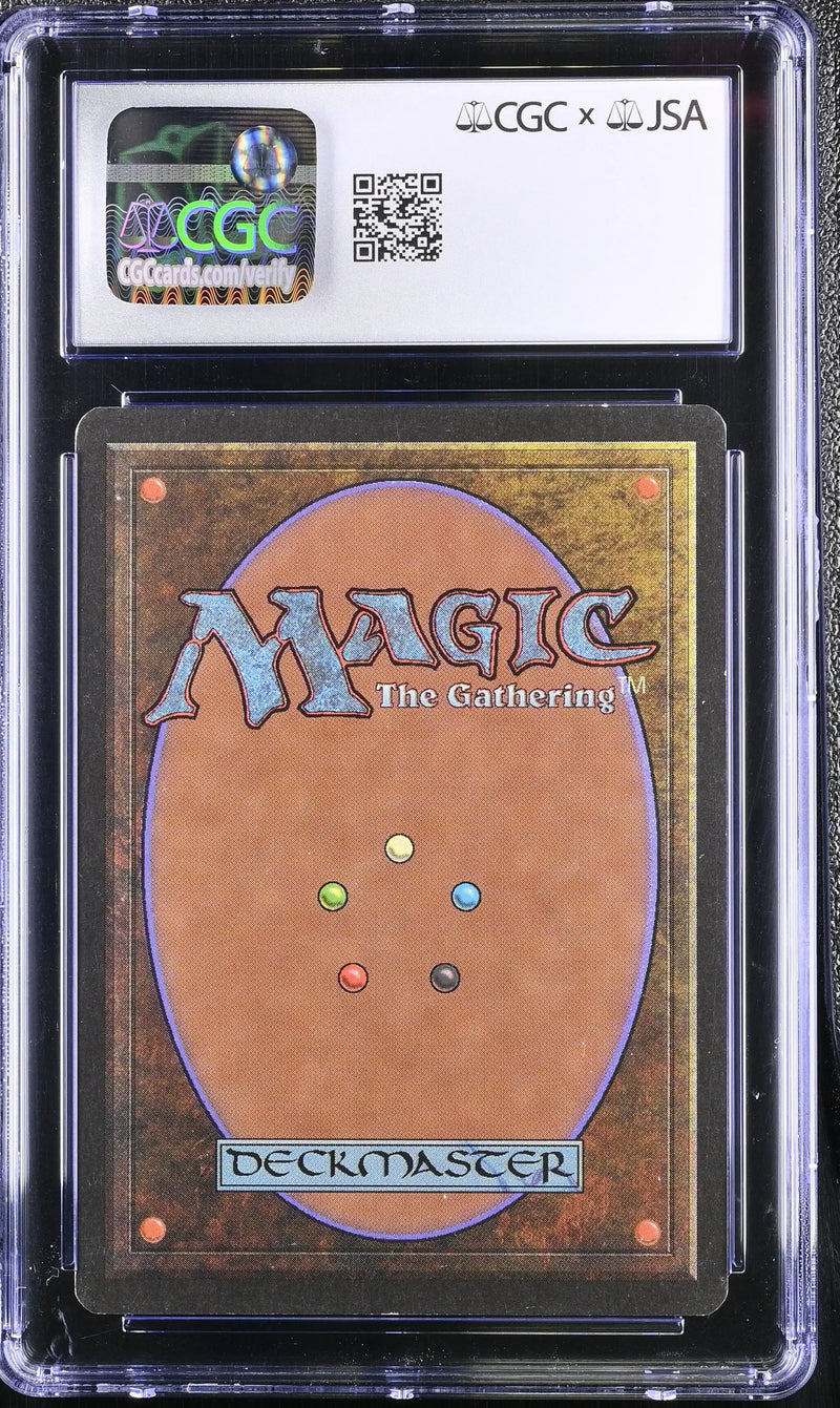Magic MTG Island Sanctuary [Beta Edition] CGC 7 NM JSA Mark Poole Autograph - Magic Card Single