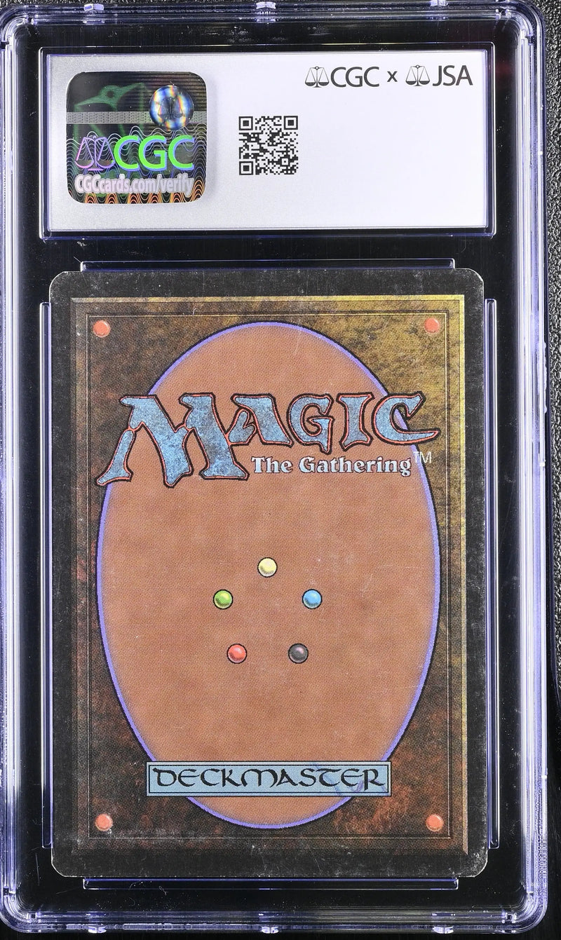 Magic MTG Living Artifact [Beta Edition] CGC 5 Ex JSA Anson Maddocks Autograph - Magic Card Single