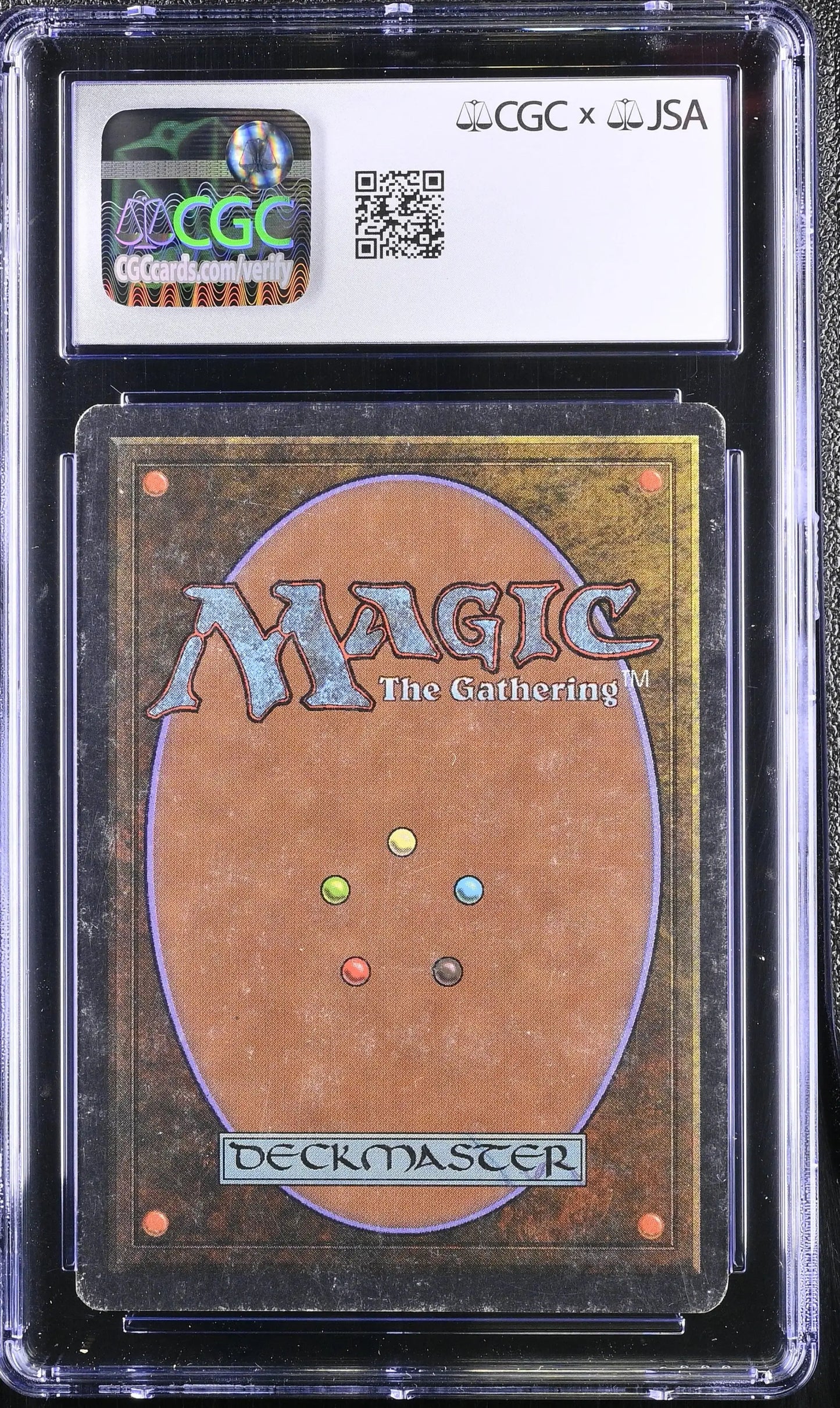 Magic MTG Lord of the Pit [Unlimited Edition] CGC 5 Ex JSA Mark Tedin Autograph - Magic Card Single