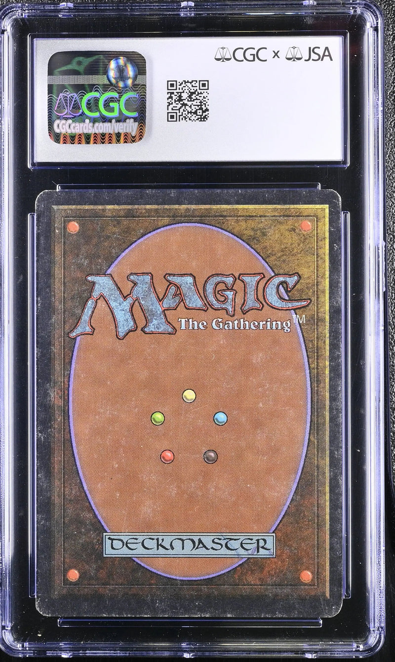Magic MTG Lord of the Pit [Unlimited Edition] CGC 5 Ex JSA Mark Tedin Autograph - Magic Card Single