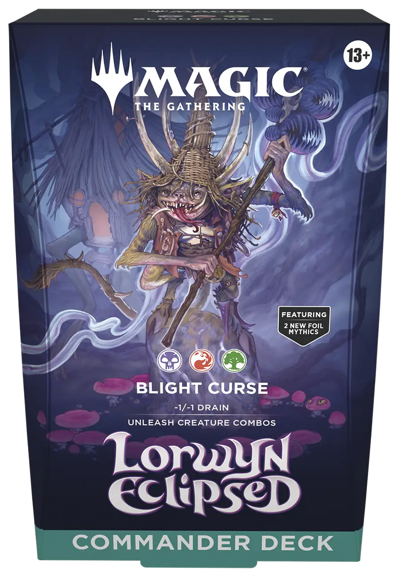 Magic MTG Lorwyn Eclipsed - Commander Deck: Blight Curse - Magic Card Box