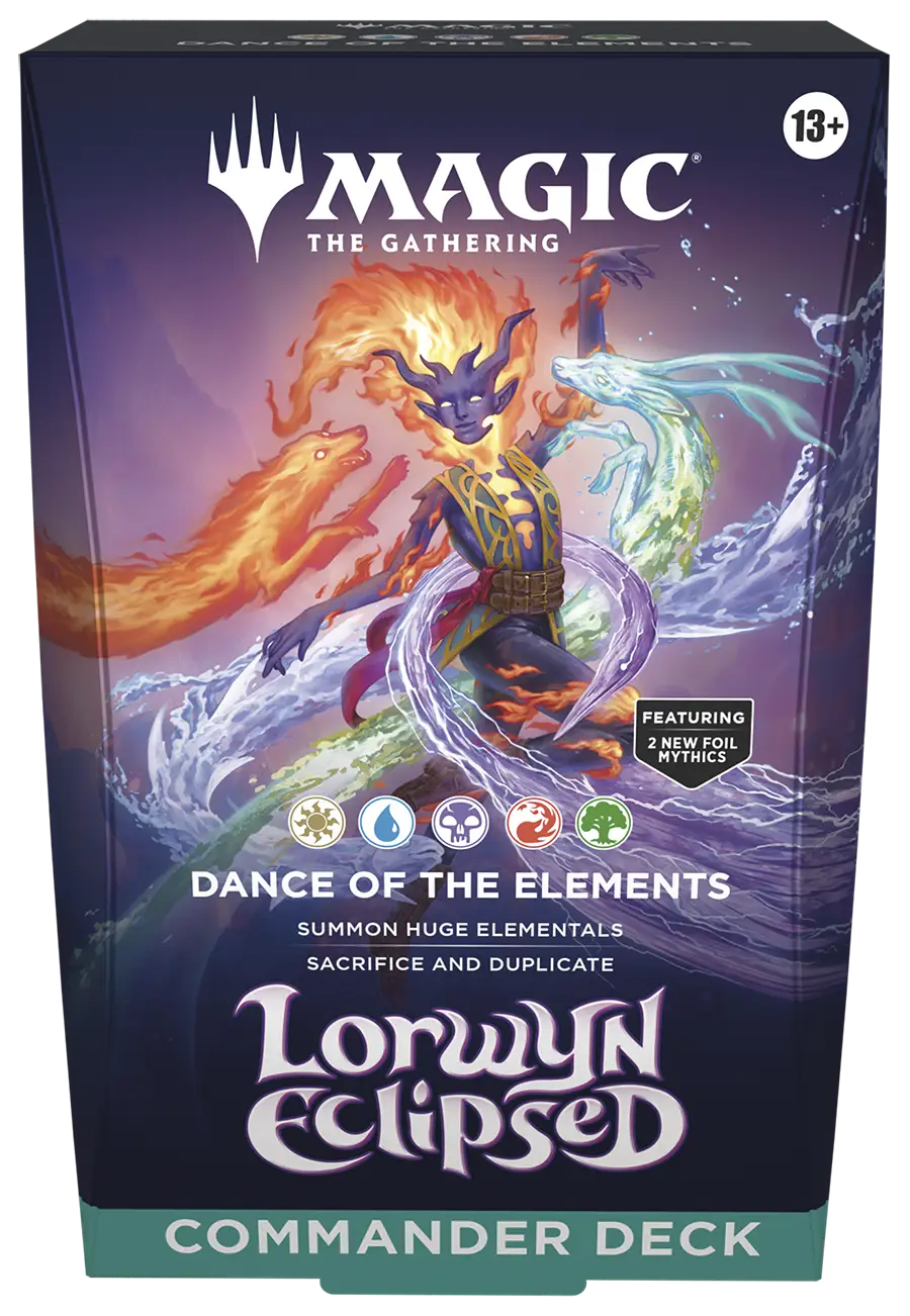 Magic MTG Lorwyn Eclipsed - Commander Deck: Dance of the Elements - Magic Card Box