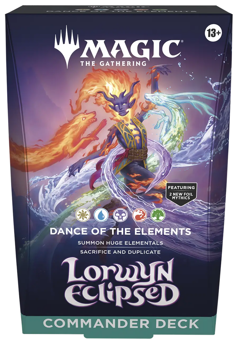 Magic MTG Lorwyn Eclipsed - Commander Deck: Dance of the Elements - Magic Card Box