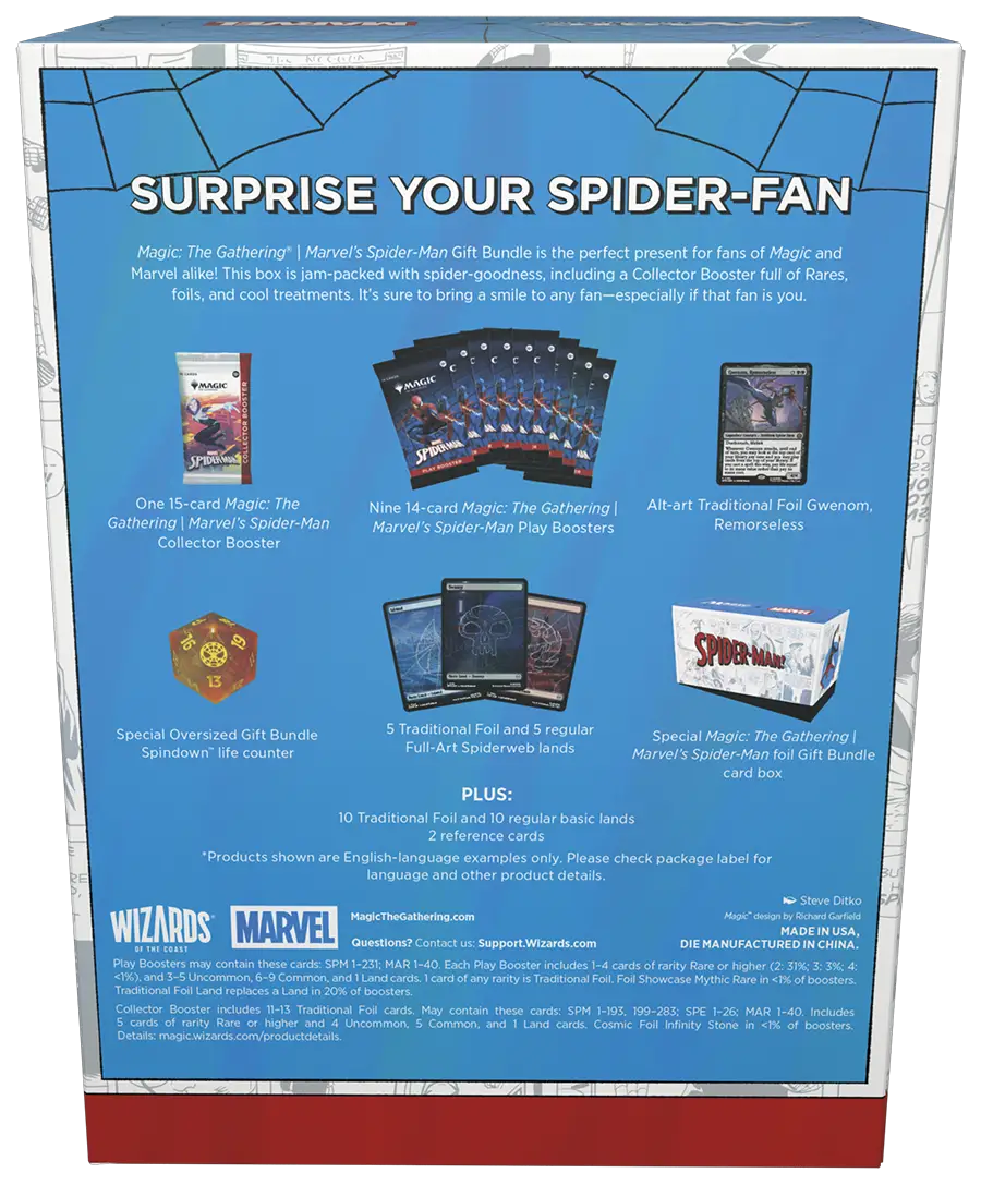 Magic MTG Marvel’s Spider-Man Gift Bundle - Magic Card Box