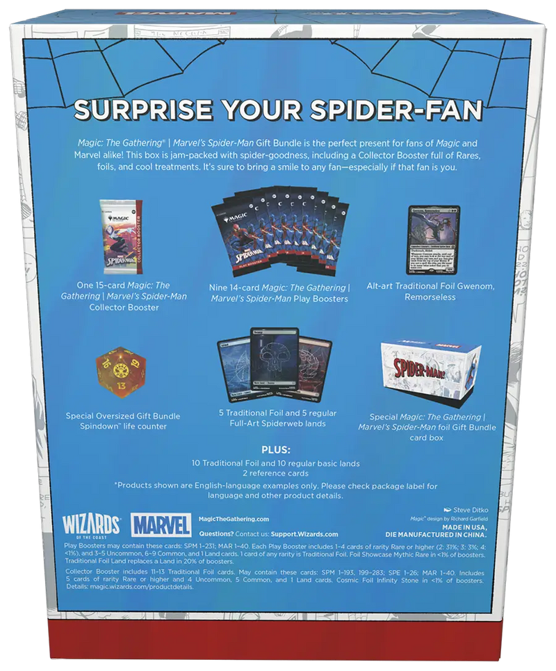 Magic MTG Marvel’s Spider-Man Gift Bundle - Magic Card Box