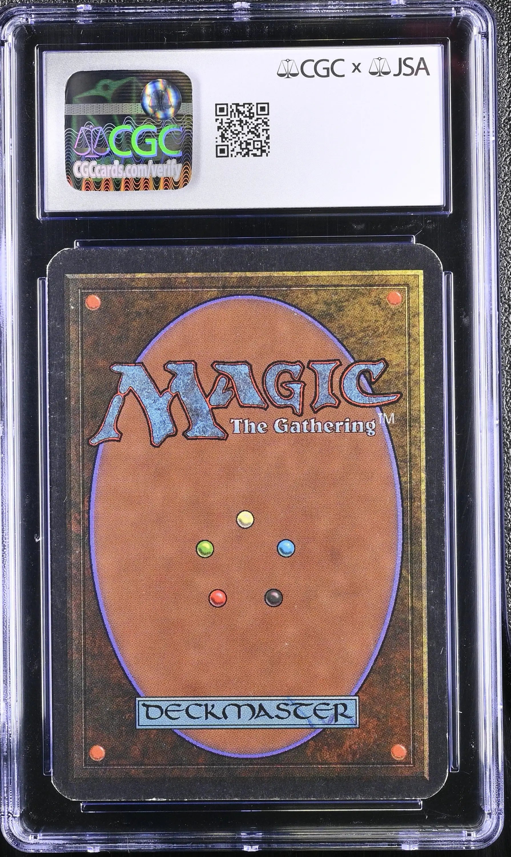 Magic MTG Paralyze [Alpha Edition] CGC 5.5 EX+ JSA Anson Maddocks Autograph - Magic Card Single