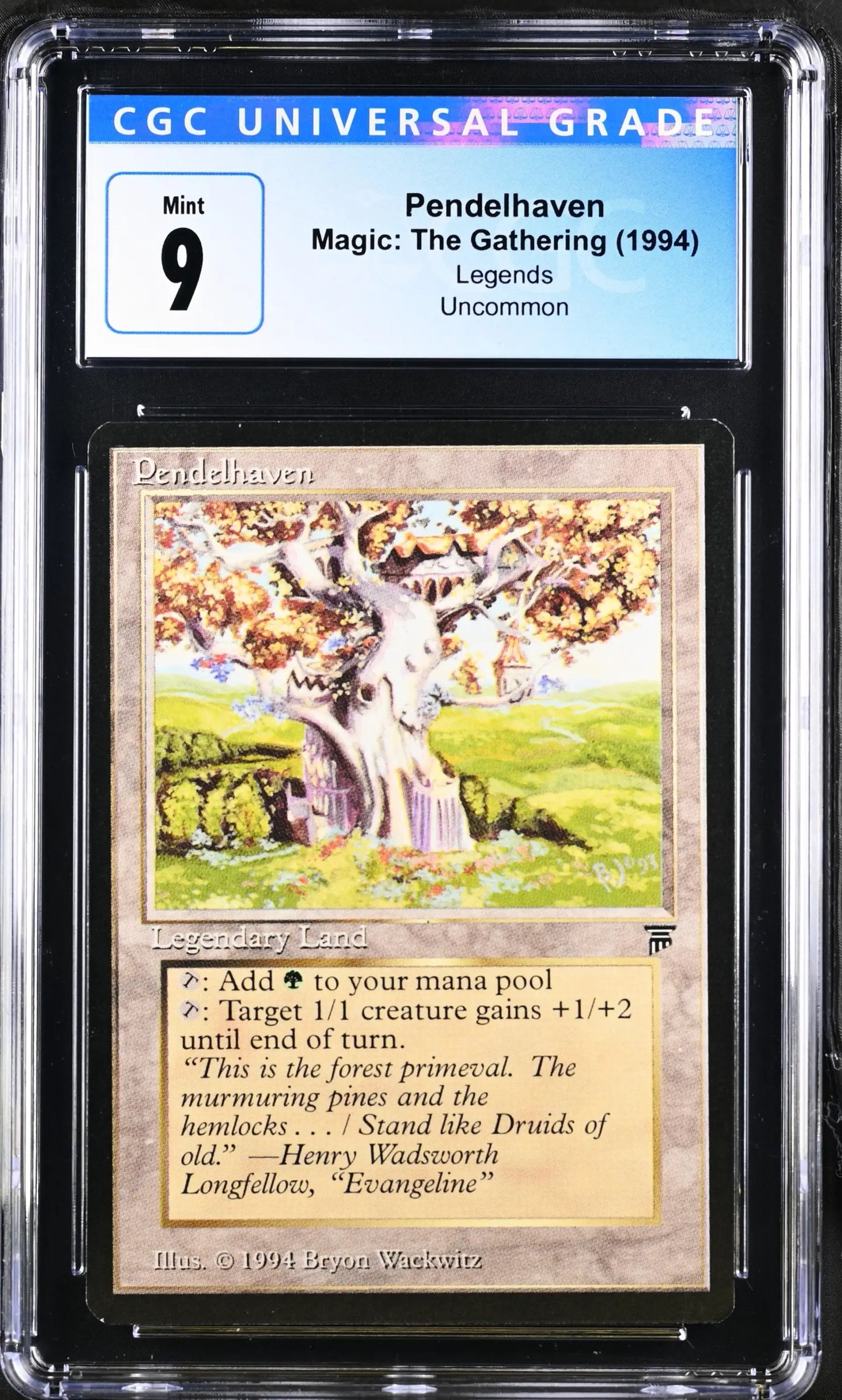 Magic MTG Pendelhaven [Legends] Graded CGC 9 Mint - Magic Card Single