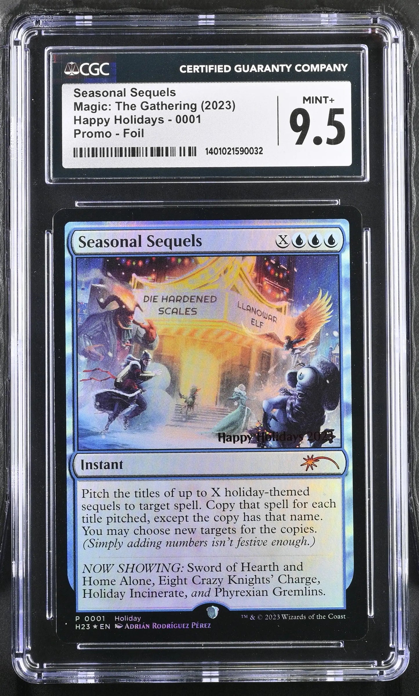 Magic MTG Seasonal Sequels [Happy Holidays] Graded CGC 9.5 Mint+ - Magic Card Single