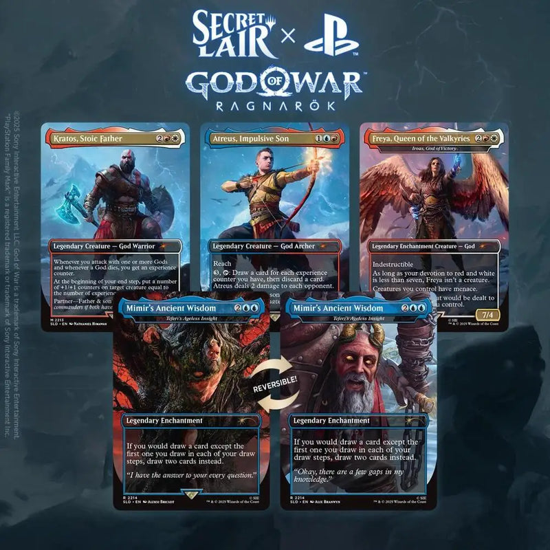 Magic MTG Secret Lair x God of War: Norse Non-Foil Edition - Magic Card Single