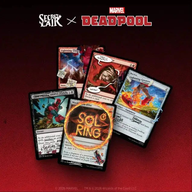 Magic MTG Secret Lair x Marvel’s Deadpool: I Fixed It (You’re Welcome) Non-Foil Edition - Magic Card Single