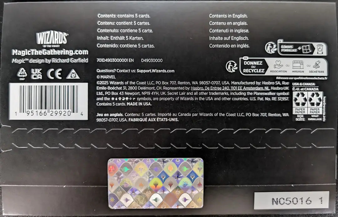 Magic MTG Secret Lair x Marvel’s Deadpool Non-Foil Edition - Magic Card Single