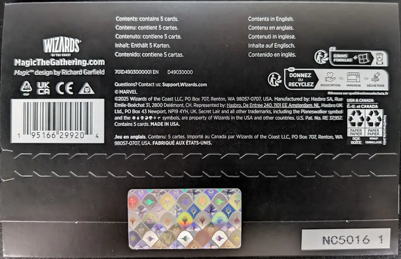 Magic MTG Secret Lair x Marvel’s Deadpool Non-Foil Edition - Magic Card Single