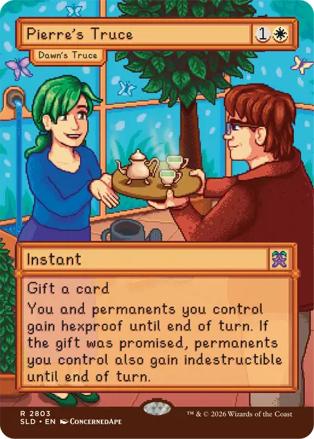 Magic MTG Secret Lair x Stardew Valley: Welcome to Stardew Valley Non-Foil Edition - Magic Card Single