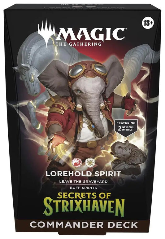 Magic MTG Secrets of Strixhaven Commander Deck - Lorehold Spirit - Magic Card Box
