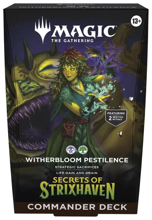 Magic MTG Secrets of Strixhaven Commander Deck - Witherbloom Pestilence - Magic Card Box