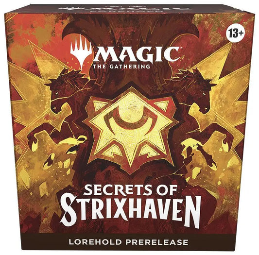 Magic MTG Secrets of Strixhaven Prerelease Pack - Lorehold - Magic Card Box