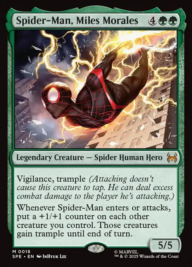 Magic MTG Spider-Man Miles Morales [Marvel’s Spider-Man] Near Mint Single - Magic Card Single
