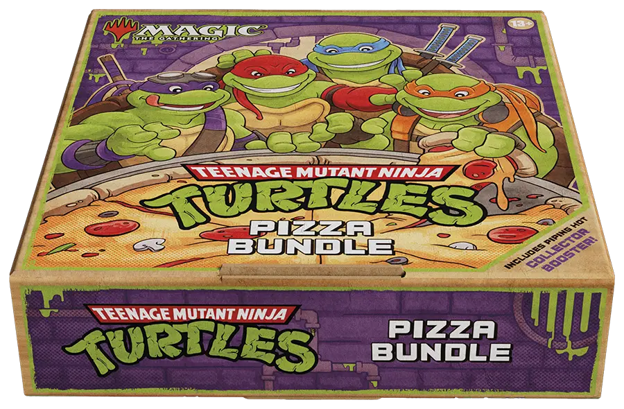 Magic MTG Teenage Mutant Ninja Turtles Pizza Bundle - Magic Card Box