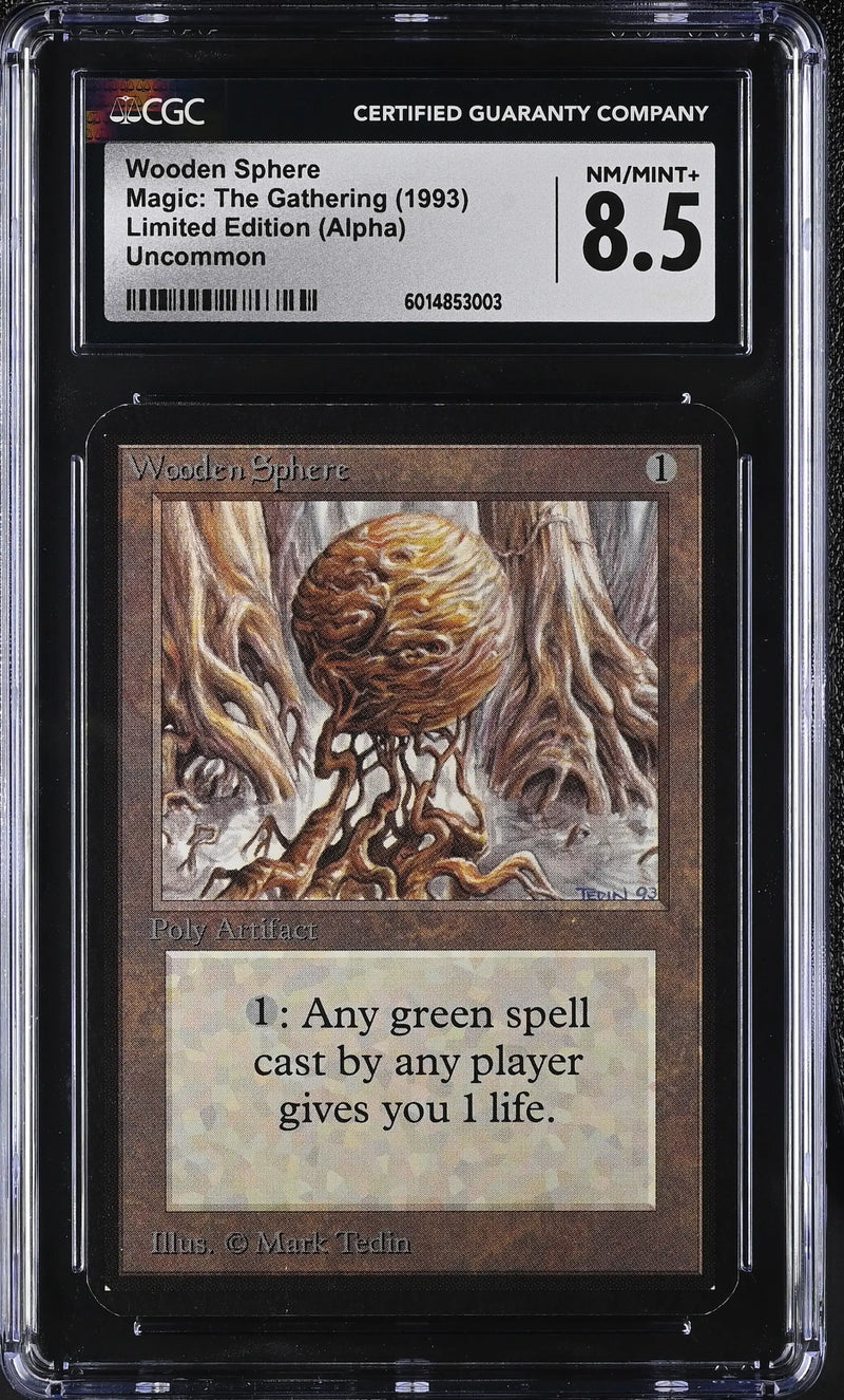 Magic MTG Wooden Sphere [Alpha Edition] Graded CGC 8.5 NM/Mint+ - Magic Card Single