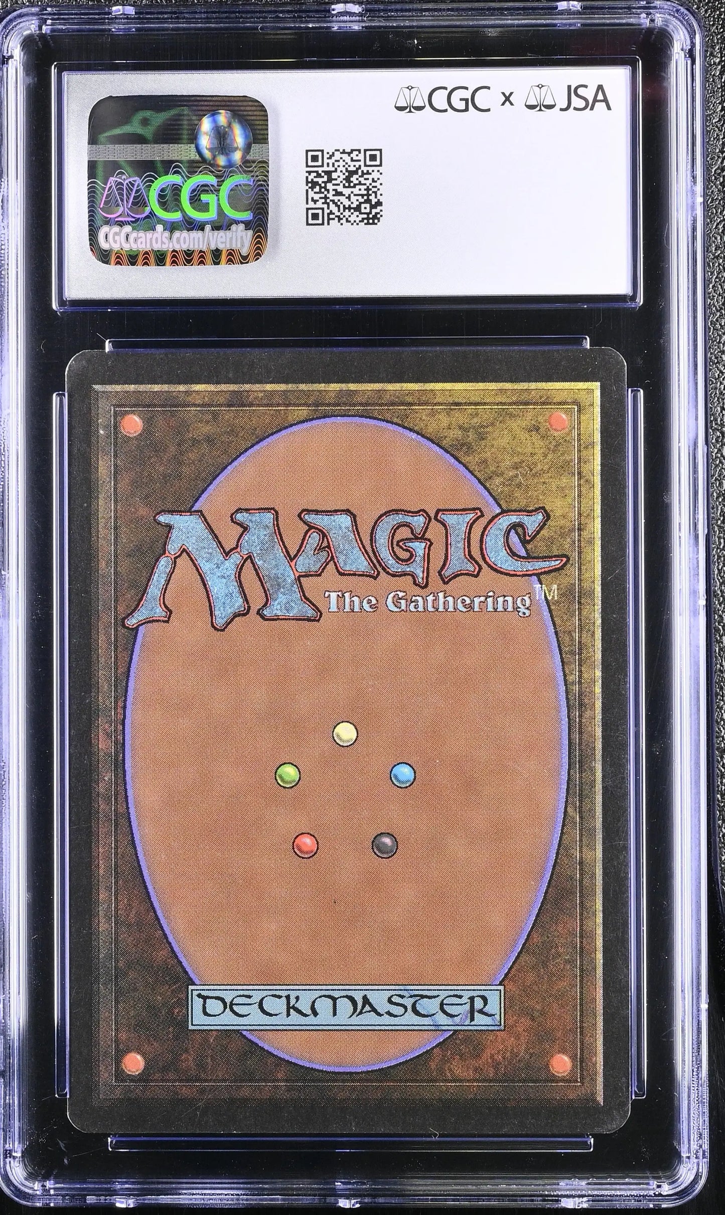 Magic MTG Wooden Sphere [Beta Edition] Graded CGC 6.5 Ex/NM+ JSA Mark Tedin Autograph - Magic Card Single