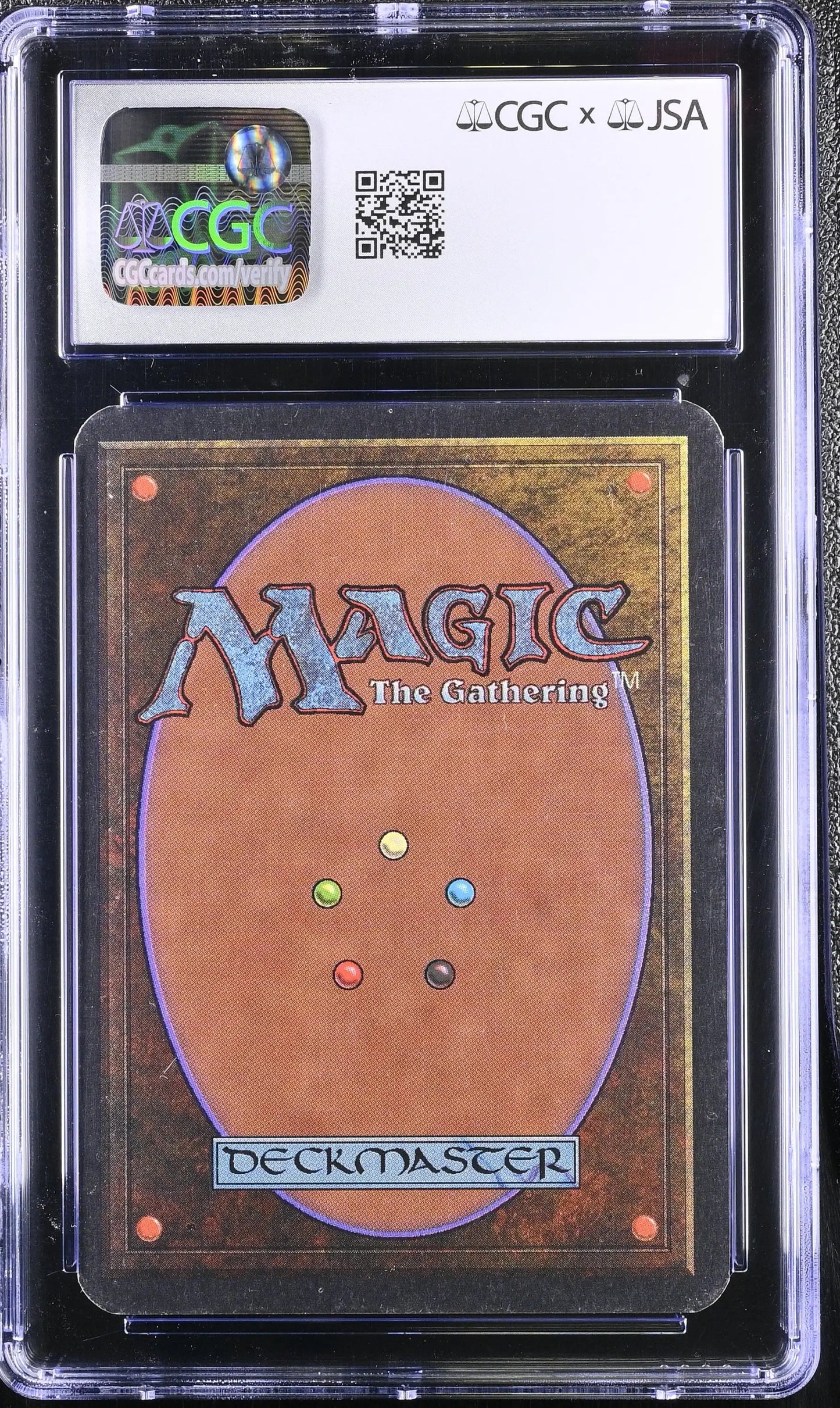 Magic MTG Word of Command [Alpha Edition] CGC 5.5 Ex+ JSA Richard Garfield Autograph - Magic Card Single
