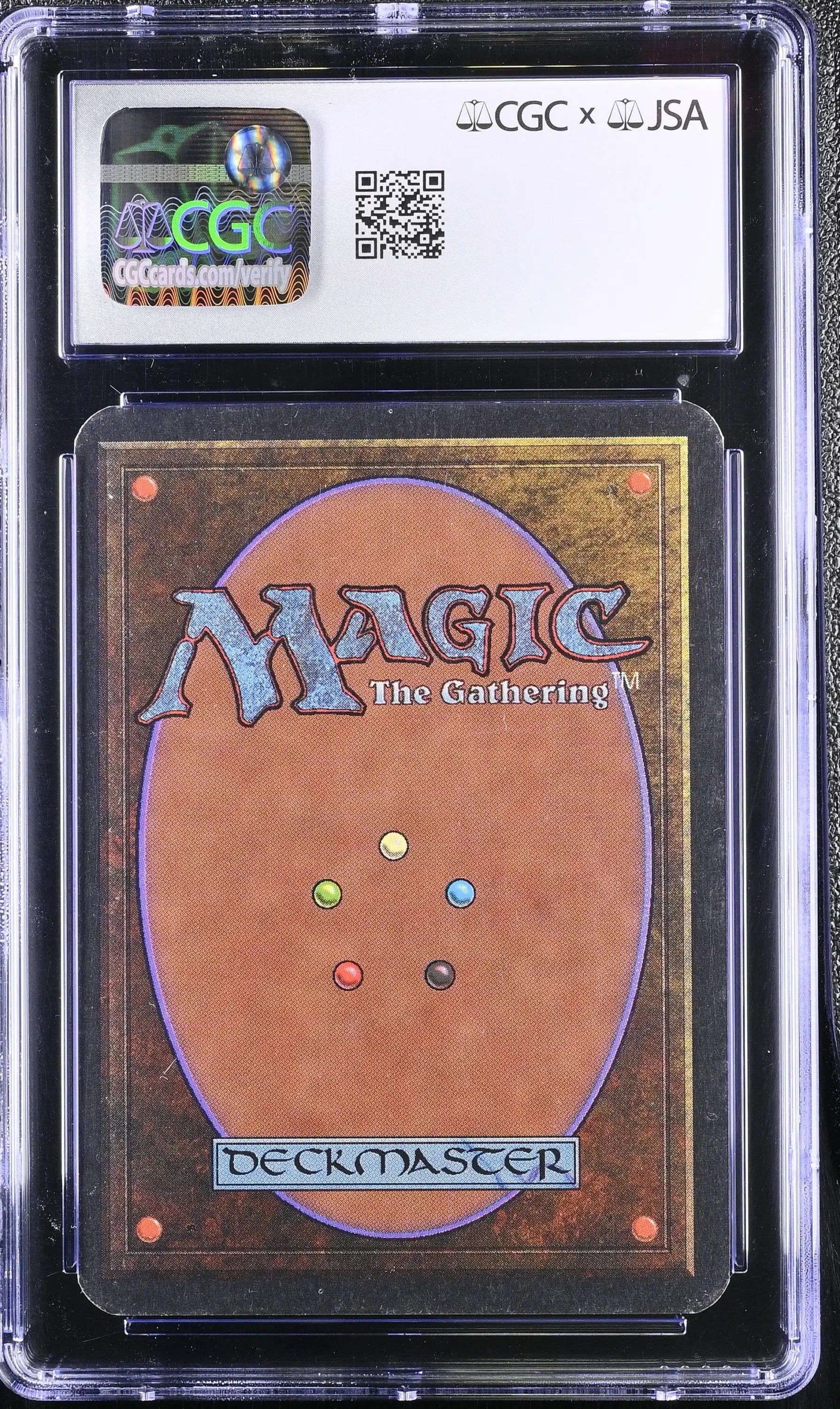 Magic MTG Word of Command [Alpha Edition] CGC 5.5 Ex+ JSA Richard Garfield Autograph - Magic Card Single