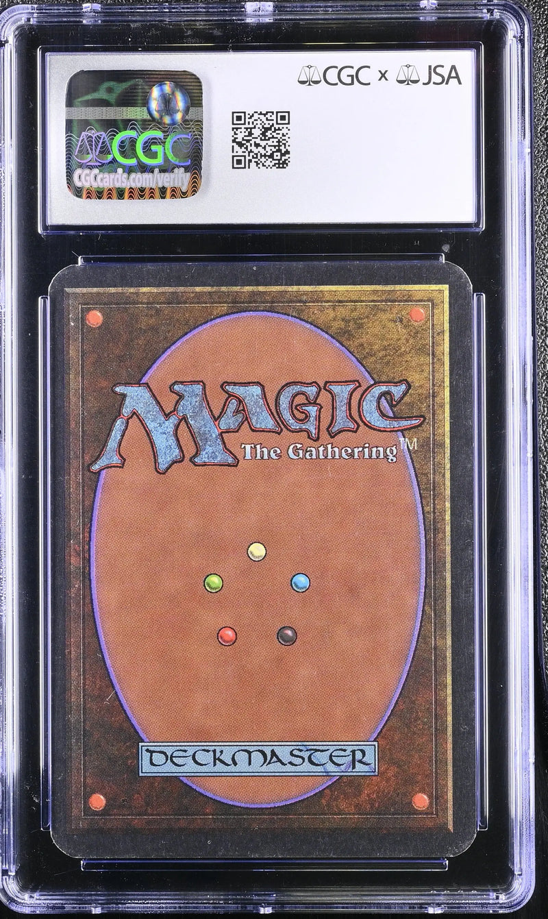 Magic MTG Word of Command [Alpha Edition] CGC 5.5 Ex+ JSA Richard Garfield Autograph - Magic Card Single