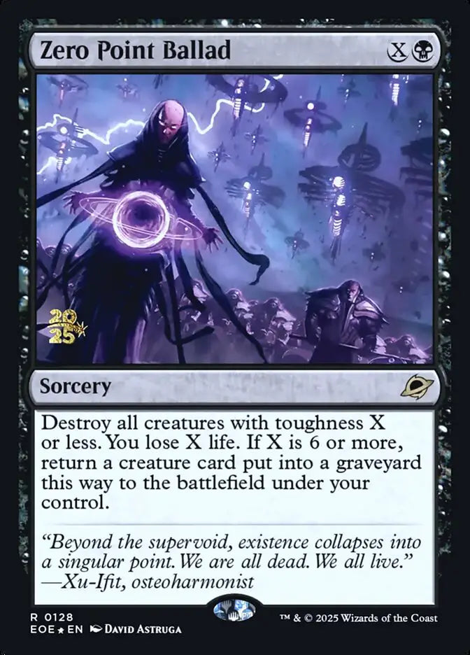 Magic MTG Zero Point Ballad [Edge of Eternities Promos] Near Mint Foil - Magic Card Single