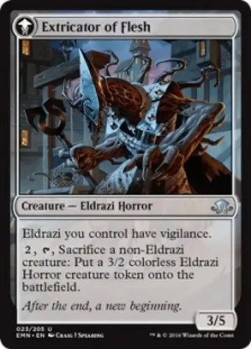 Magic: the Gathering - Extricator of Sin/Flesh Dual Face (023/205) - El ID:4768 - Magic Card Single