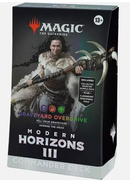 Magic The Gathering Modern Horizons Graveyard Overdrive Commander Deck box image