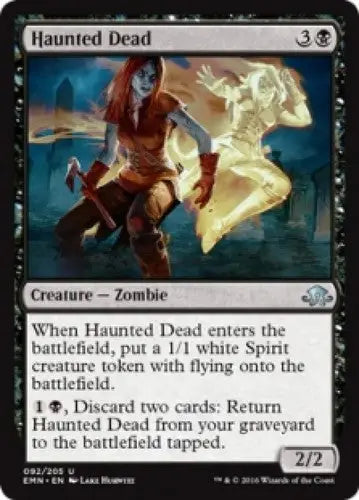 Magic The Gathering Haunted Dead Eldritch Moon original gloss trading card image