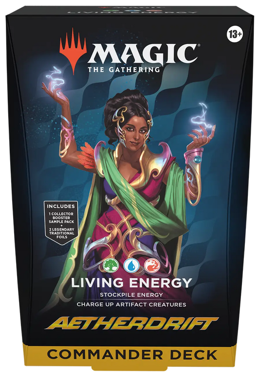 Magic: The Gathering MTG Aetherdrift - Living Energy Commander Deck - Magic Card Box