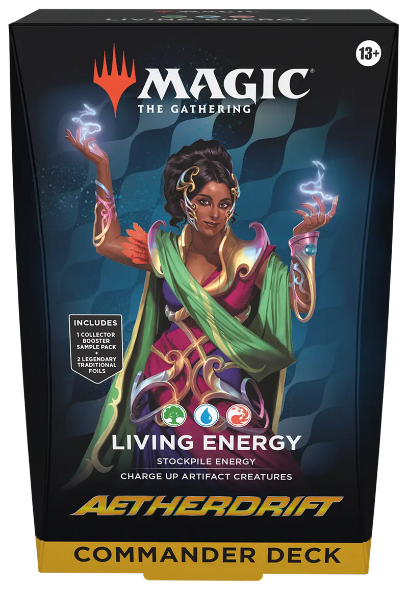 Magic: The Gathering MTG Aetherdrift - Living Energy Commander Deck - Magic Card Box