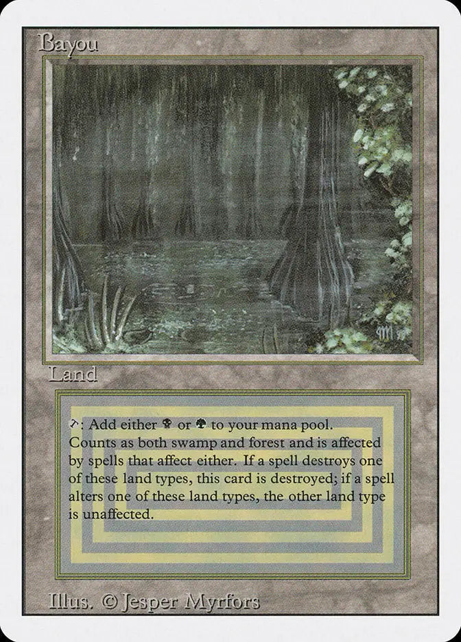 Magic: The Gathering MTG Bayou [Revised Edition] Graded CGC 9 Mint V2 - Magic Card Single