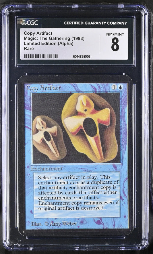 Magic: The Gathering MTG Copy Artifact [Alpha Edition] Graded CGC 8 NM/Mint - Magic Card Single