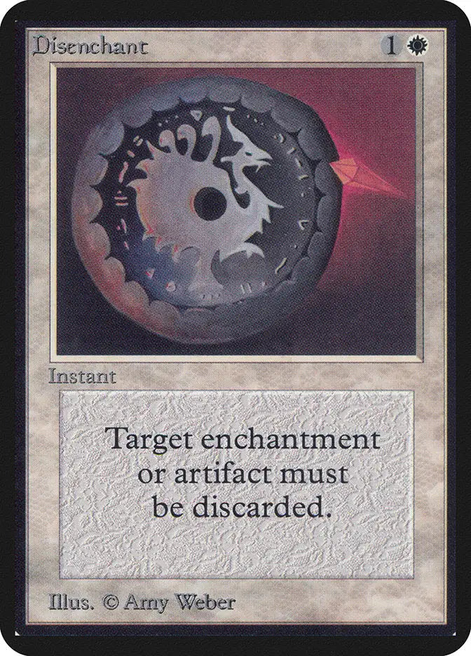Magic: The Gathering MTG Disenchant [Alpha Edition] Graded CGC 6.5 Ex/NM+ - TCG Card Single
