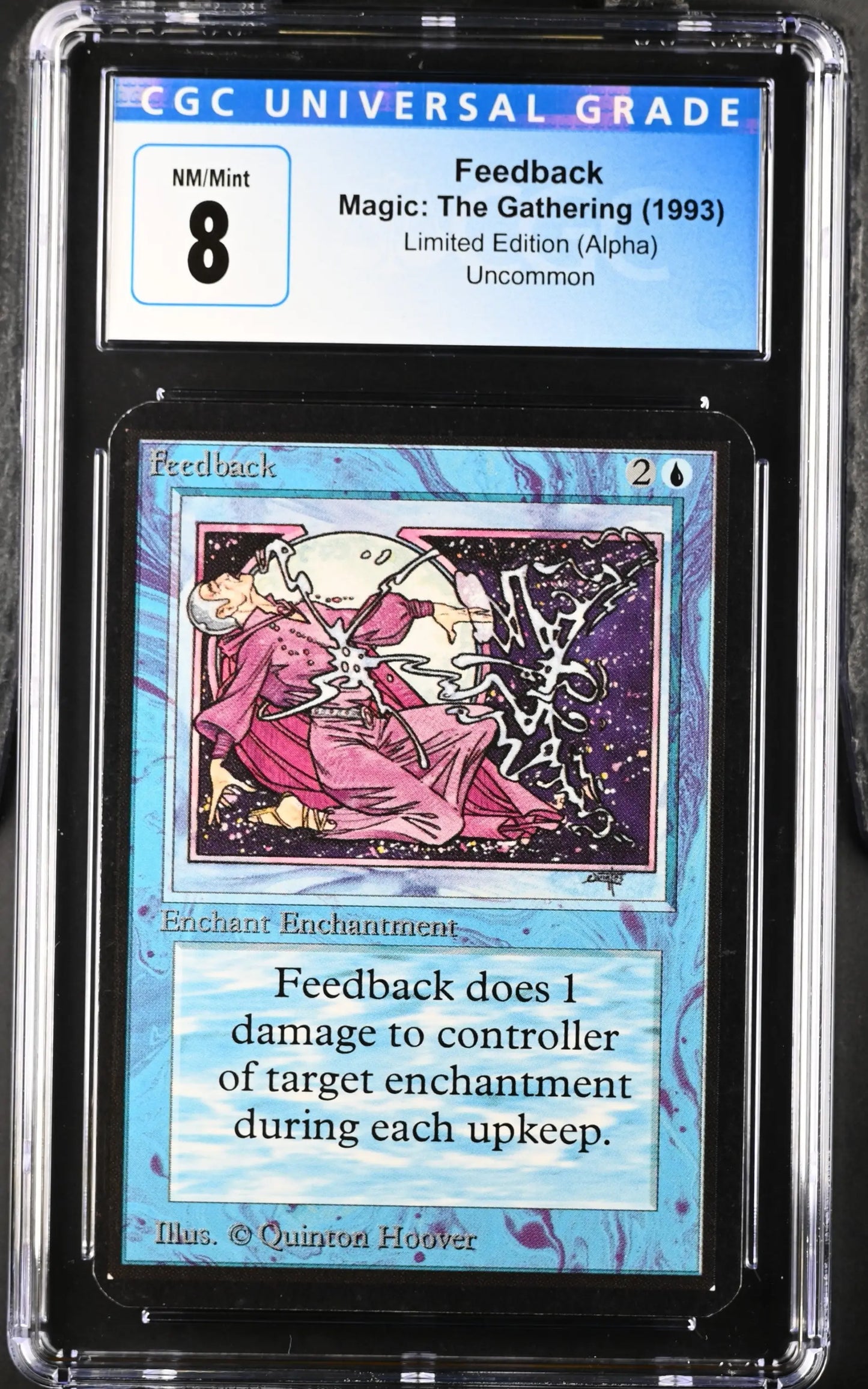 Magic: the Gathering MTG Feedback [Alpha Edition] Graded 8 NM/Mint - TCG Card Single