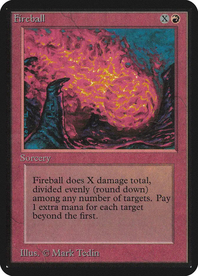 Magic: The Gathering MTG Fireball [Alpha Edition] Graded CGC 8.5 NM/Mint+ - TCG Card Single
