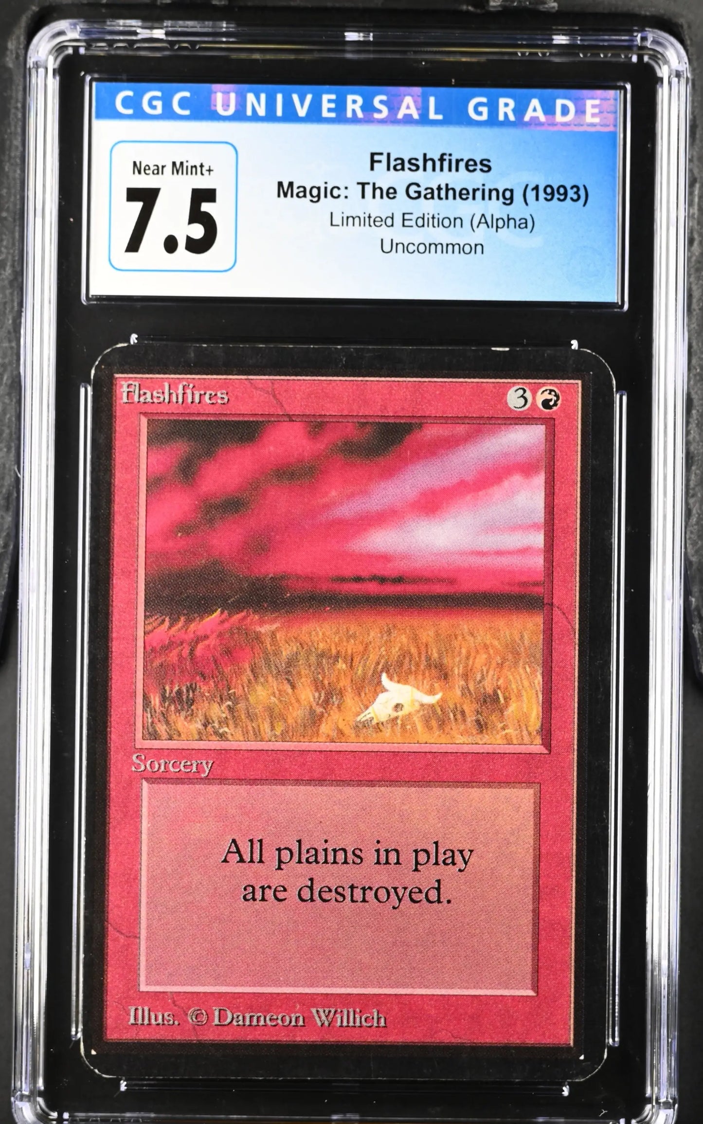Magic: the Gathering MTG Flashfires [Alpha Edition] Graded 7.5 Near Mint+ - TCG Card Single